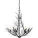 Quoizel THL5006MK Thornhill Branch-Like Metal Chandelier, 6-Light, 360 Watts, Marcado Black (27"H x 27"W)
