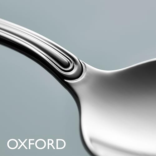 Service de table Gense Oxford en acier inoxydable poli d'exception