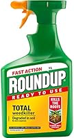 Roundup 17829 Fast Action Weed Killer, Clear, 1 Litre