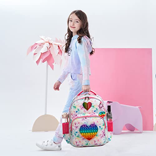 Backpack for Girls Elementary Preschool Kids Lunch Box for School3