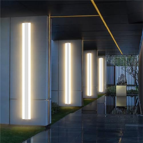 Lámpara de pared LED interior de 100CM regulable con mando para garaje y hogar 7