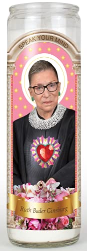 Ruth Bader Ginsburg: Prayer Candle, Saint Candle, Votive Candle, Supreme Court, RBG, Resistance, Girl Power, America, USA, Unscented