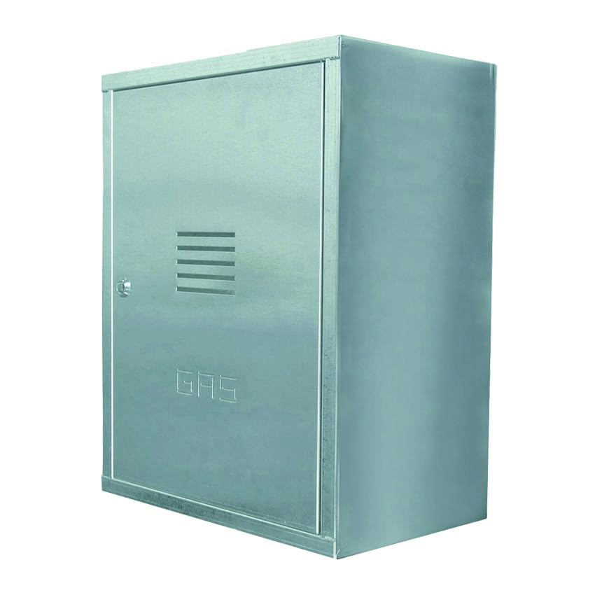 Caja de contador de gas de acero inoxidable h50 l40 p24