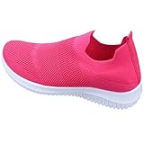 Fooceoute Slip On Sneaker Zapatos sin Cordones,para Running Fitness Atlético