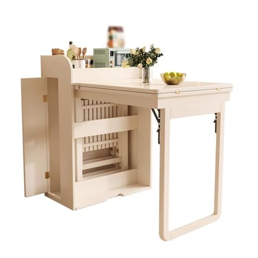 Folding Dining Table Set, Dining Room Table,Drop Leaf Extendable Versatile Table Space Saving,Kitchen, Dining Room Table (Black 2 stools) 27 Extendable Folding Dining Table Set with 4 Chairs - Space-Saving Wooden Table for Kitchen, Living Room & Restaurant - Versatile Sideboard Design