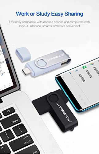 32Gb Usb 3.0 Type C Usb Flash Drive Otg Pen Drive Usb Stick 2 In 1 High Speed Pendrive -Black #TOP2