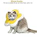 Tyenaza Cat Cone Collar, Flower Shaped Pet Recovery Elizabeth Collar Waterproof Cat AntiLicking Collar Pet Supply (L)
