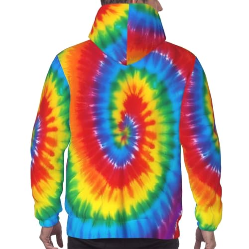 Sweat à capuche imprimé hippie homme pour vos sorties en plein air
