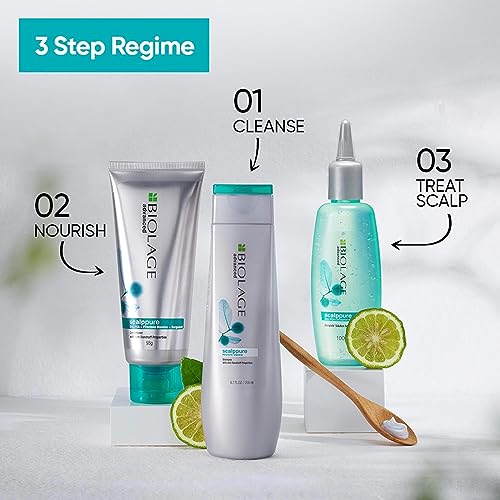 Biolage Scalppure PROFESSIONAL Anti-Dandruff Serum | 72 HRS Scalp Detox | 6-in-1 Formula | Paraben-free & Vegan | Serum for Men & Women, 100ml - Image 7