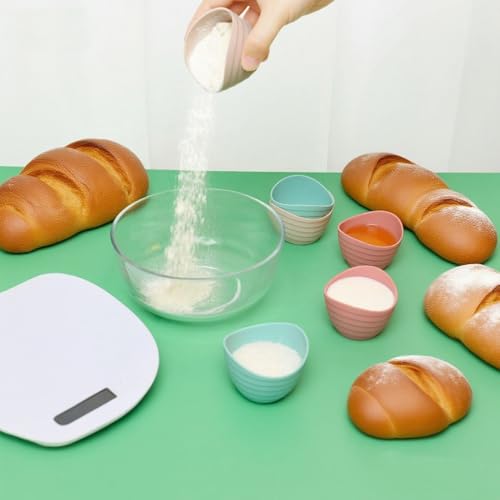 Set 9 piezas tazones silicona multicolor cocina miniatura 7