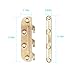 Surface Mounted Bed Rail Brackets-Bed Frame Hardware for Wood Bed Frame Headboards Footboards - Set of 4 (Screws Included)