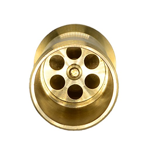 Thaoya Brass Pond Sprinkler Nozzle, Adjustable Water Fireworks Fountain For Spray Pond, Garden And Patio, Square Ssh335 (3/4”) #TOP4