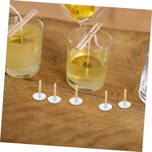 Mechas para velas Holibanna 1.18 in metal 100 pcs miniatura 3