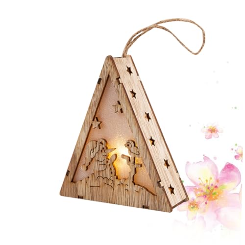 Ciieeo Decoração De Natal Suspensa Decoração Em Miniatura Luz Noturna Suspensa Árvores De Natal Ping