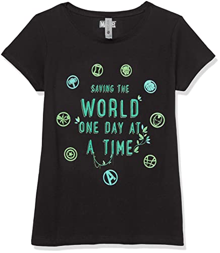 Marvel Girl's World Icons T-Shirt