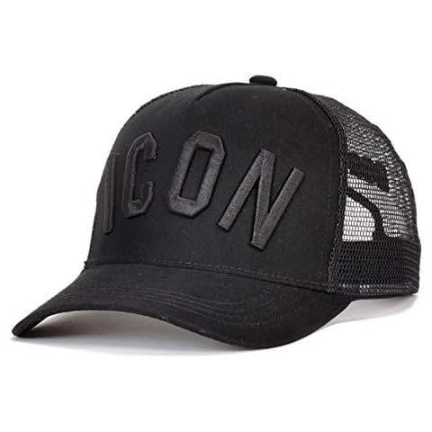 Cotton Summer Baseball Cap For Men Women Embroidery Icon Black Dad Hat Hip Hop Dsq Trucker Cap Hombre Gorras Casquette,Black,Adjustable Cover
