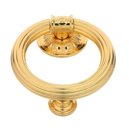 Aldaba de puerta vintage de metal resistente con acabado clásico para exterior 2
