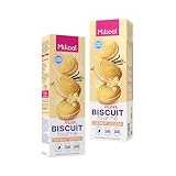 Biscuits Fourrés | 4 Sachets de 2 Biscuits | Riche en Fibres | Sans Gluten ni Huile de Palme et Végan | Laboratoire Milical (Lot de 2, Vanille)