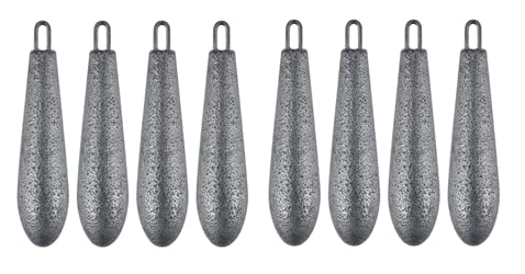 FFT PRO 1 2 3 4 5 6oz Steel Fishing Weight Carp Course Sea Pier Mackerel Bait (1oz x 8)