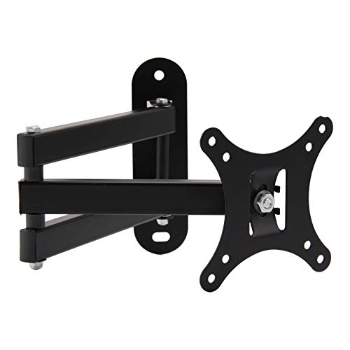 Holdfiturn TV Wall Bracket 14-27 inch Swivels Tilts Heavy Duty TV Bracket with Arm for LED LCD Plasma Curved Screen Monitor