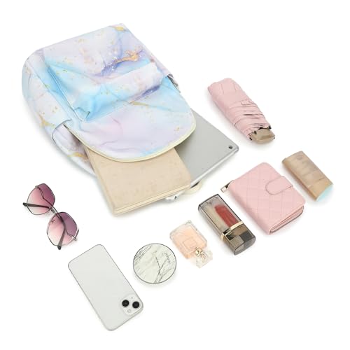 Image of Marble Mini Backpack Women Girls, Small Backpack Purse for Adults Teens Kids School Travel