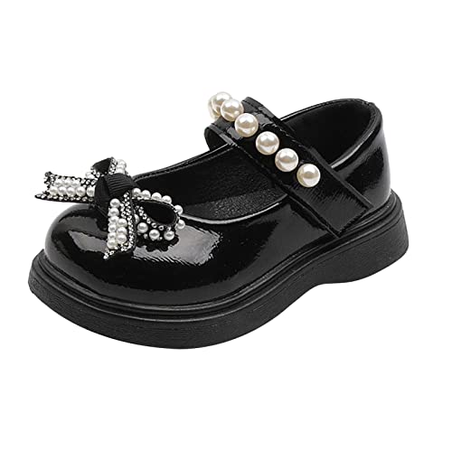 Girls Sports Sandals Girls Sandals Children Shoes Pearl Bow Tie Hook Loop Princess Sandals Little Kid Girls
