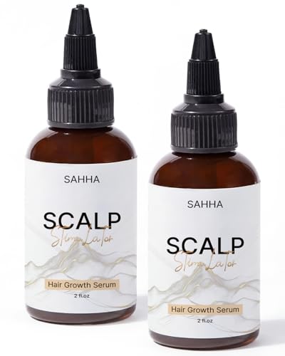Sahha Hair Growth Oil with Rosemary, Mint & Retinol, 4 fl oz