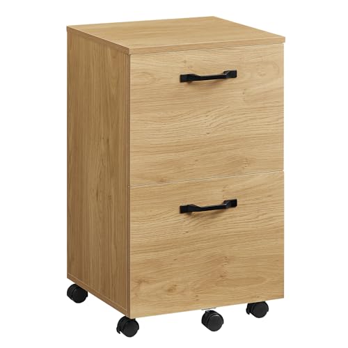 VASAGLE CUSTOS Classeur Latéral Mobile 3 Tiroirs Jaune