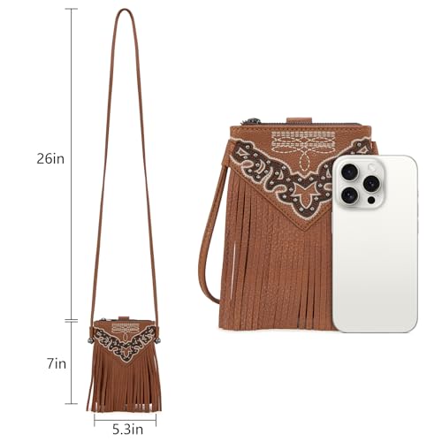 Image of Montana West Small Crossbody Bags for Women Western Cell Phone Purse