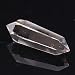 Hongjintian Natural Rock Reiki Healing Clear Crystal Stone Points Wand L APPRPOX.2.95inch (+/-5mm)