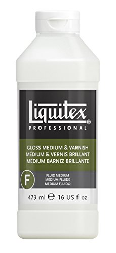 Liquitex Professional Gloss Fluid Medium & Varnish, 16-oz