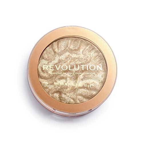 Makeup Revolution Highlight Reloaded, Pigment Rich & Silky Formula, Cruelty-Free & Vegan, Raise The Bar, 0.35 Oz/10G #TOP10