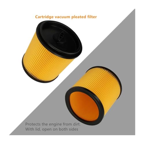 Filtro plisado para Parkside PNTS 23E de cartucho lavable compatible con aspiradora 3