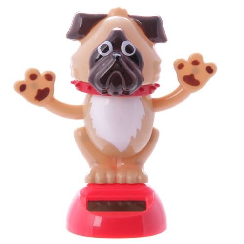 Dochsa Perro Funciona con energía Solar con Tapa Solapa