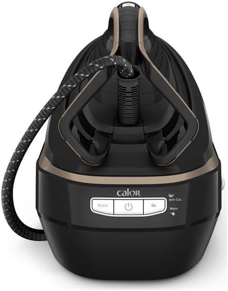 Calor GV9820C0 iron docked on its base unit