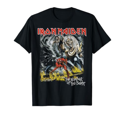 Iron Maiden Eddie Number of The Beast Camiseta
