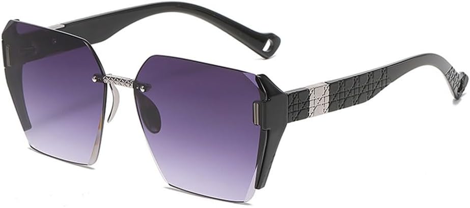 Frameless Women's Sunglasses Eyeglass Street Shoot Decorative Glasses