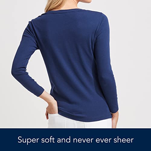 Vineyard Vines Womens Crewneck Simple Tee T Shirt, Deep Bay, Xx-Small Us #TOP19