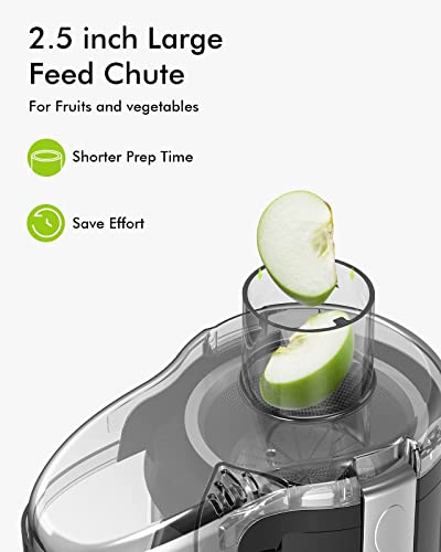 Juicer Machines, Sifene Compact Big Mouth Centrifugal Juicer Extractor, Juice Maker For Vegetable And Fruit With 3-Speed Setting, Bpa Free, Easy To Clean #TOP1
