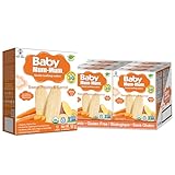 Hot-Kid Baby Mum-Mum Rice Rusks, Sweet Potato & Carrot, 1.76 Ounce, (Pack of 6)