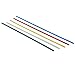 50pcs Plastic Welding Rods Welder Sticks PVC PP ABS PE for Car bumper Plastic Repair Hot Air Gun(Colorful)