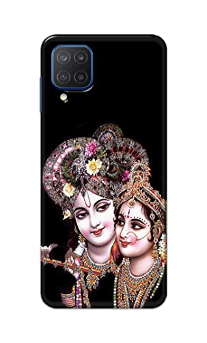 Image of PRINTFIDAA� Printed Hard Back Cover Case for Samsung Galaxy M12 Back Cover (Radha Krishna) -2808
