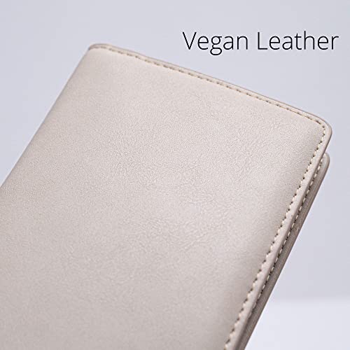 Image of Alldaily Ultra Slim Thin Women Wallet RFID Blocking Credit Card Holder Bifold Long Ladies Billfold (Light Grey)