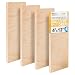 U.S. Art Supply 4" x 12" Birch Wood Paint Pouring Panel Boards, Gallery 1-1/2" Deep Cradle (Pack of 4) - Artist Depth Wooden Wall Canvases - Painting Mixed-Media Craft, Acrylic, Oil, Encaustic
