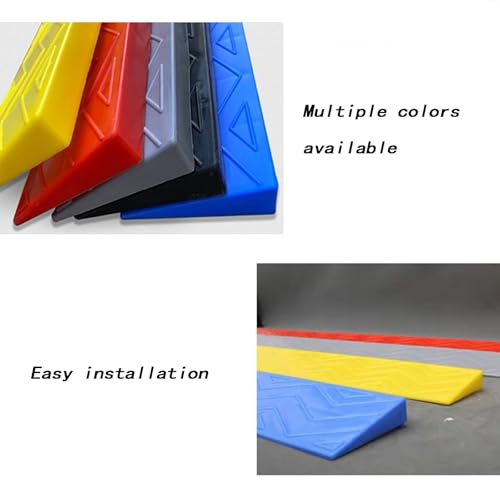 Threshold Ramp, rampa para umbral gris de 100 cm de largo, 20 cm de ancho y 9 cm de alto, hecha de plástico, ideal para sillas de ruedas y carros, superficie antideslizante miniatura 5