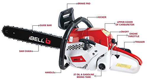 IBELL 2058CS 20" 58CC Petrol Chain Saw - Image 3