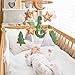 Dragon Baby Mobile, Forest Mobile for Crib, Crib Mobile for Boys and Girls, Nursery Mobile for Bassinet, Pack and Play, Moon, Green Dragon, Cloud, Star, Mountain, Tree