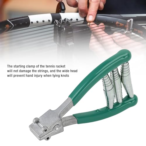 Abraçadeira para encordoamento, abraçadeira de aço com 3 molas para iniciar o encordoamento, empunha