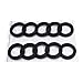 Grommet Eyelet Ring 1 inch Rubber Washer Gaskets 1 inch Rubber Washer Seals (10 Pieces in Pack)