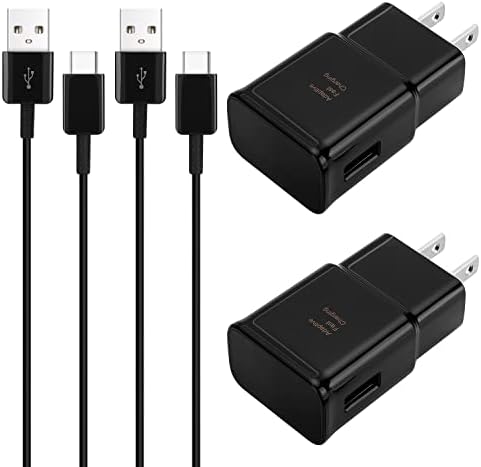 Phone Charger Android,Samsung Charger Fast Charging Cord Type C with USB C Charger Cable 6.6Ft for Samsung Galaxy S23/S22/S21/S20/S10/S10 Plus/S10E/S9/S8/S21Ultra/S22+/S22 Ultra/Note 8/9/10/20,2 Pack